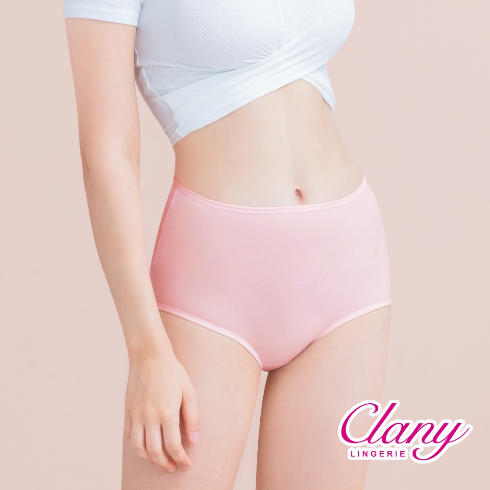 【可蘭霓Clany】美膚保養絲蛋白高腰L-Q(2XL)內褲 2189-32 玫瑰粉