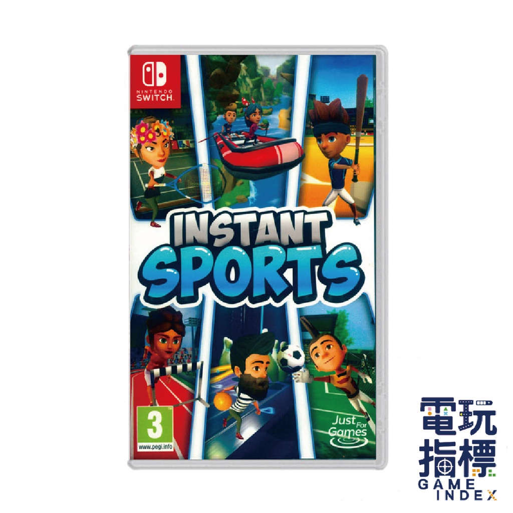 【電玩指標】十倍蝦幣 NS Switch 即時運動  Instant Sports 中文版 遊戲片 全新未拆 運動 兒童