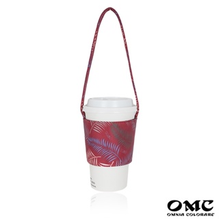 【OMC】羽草系JOIN隨手杯提袋/環保杯套/環保杯提袋1入(紅色13050)
