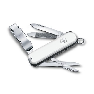 VICTORINOX 瑞士維氏 瑞士刀 Nail Clip 580 65mm 白 0.6463.7