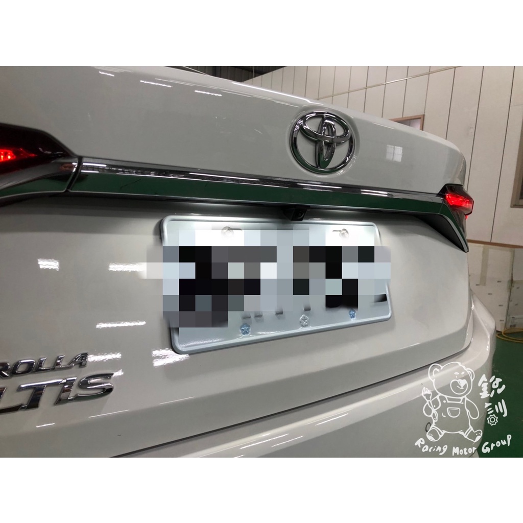 銳訓汽車配件精品-台南麻豆店 Toyota 12代 Altis 安裝 LED 牌照燈