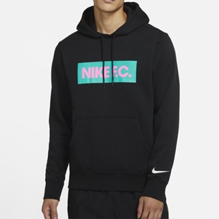 NIKE F.C. 男連帽T恤 長袖帽T 連帽上衣 刷毛內裡 針織上衣 CT2012-011 黑 桃紅 出清特價