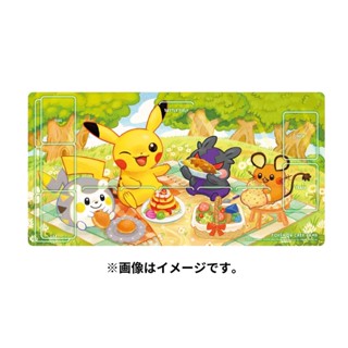 【現貨】日版 寶可夢中心 限定 PTCG 寶可夢卡牌遊戲 皮卡丘 & 莫魯貝可 & 咚咚鼠 卡墊 桌墊