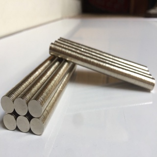 組合 10 個超強圓形磁鐵 D10x1mm 極美圓形標準(帶說明)