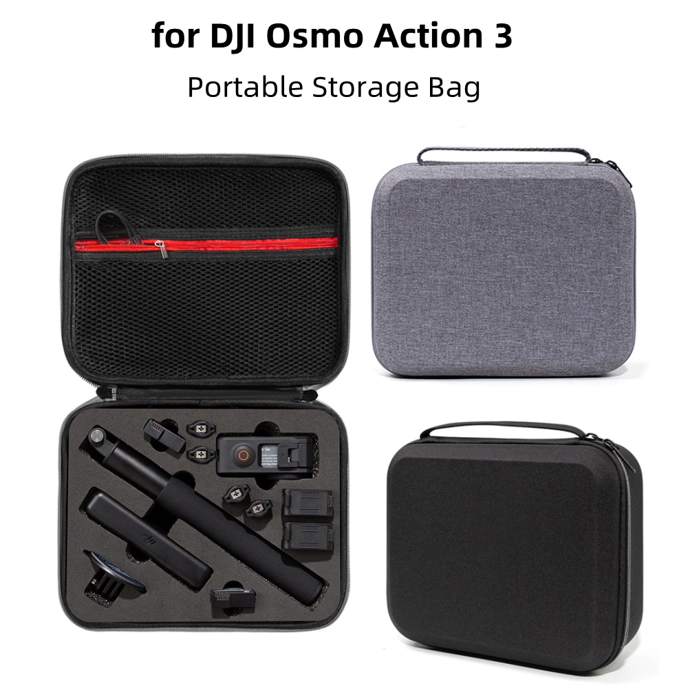 適用於 DJI Action 3/Action 4 收納包 DJI Osmo Action 3/4 便攜盒運動相機保護盒