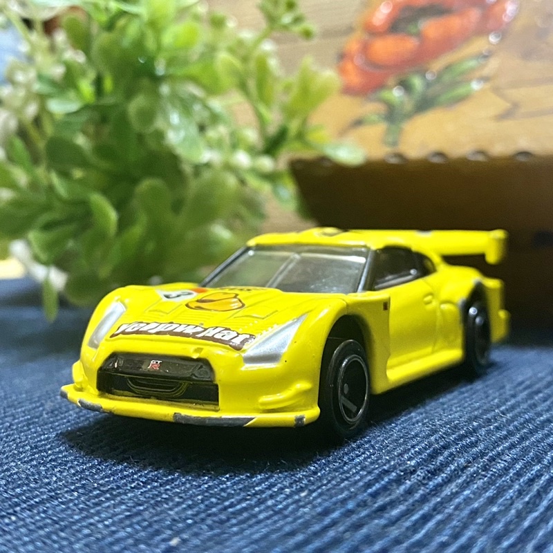 Tomica 黃色 Nissan GT-R Racing No.50 2008 Yellow Hat 日產汽車 賽車