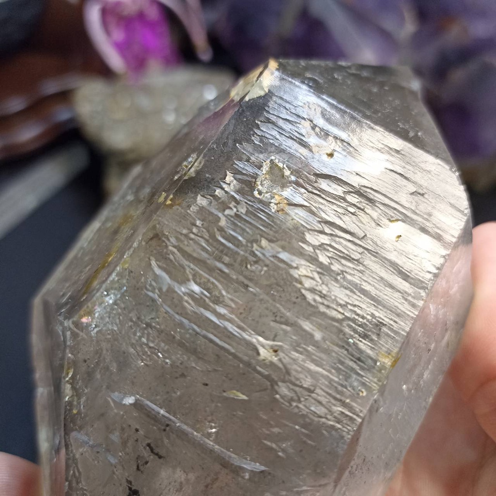 飛水晶-97(819g)雙尖水膽水晶原礦