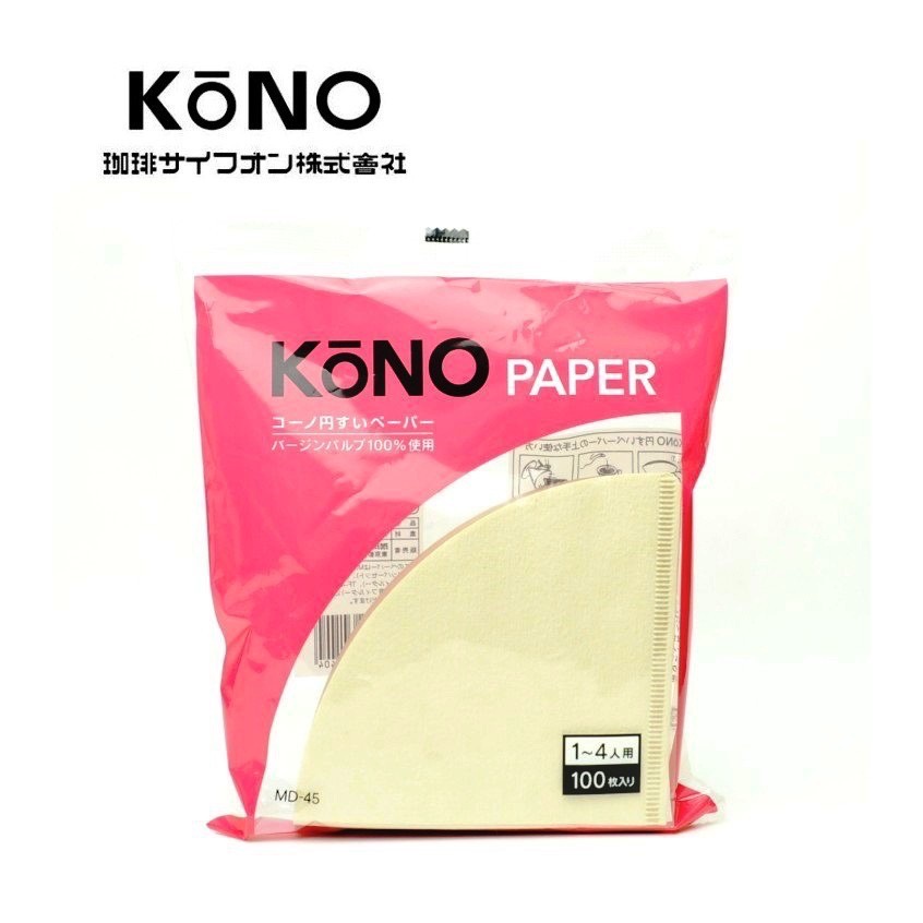 日本 KONO MD-45B 無漂白 濾紙 1-4人 MD-45 ☕ 咖啡加 COFFEE+