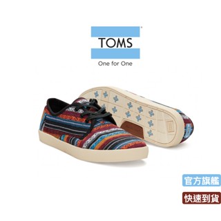 TOMS 民俗風條紋休閒鞋 男款 10004803 BLUE