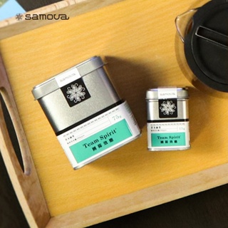 【samova 歐洲時尚茶飲】草本綠茶/含微量咖啡因/ 團隊效應 (Tea Tin馬口鐵系列)