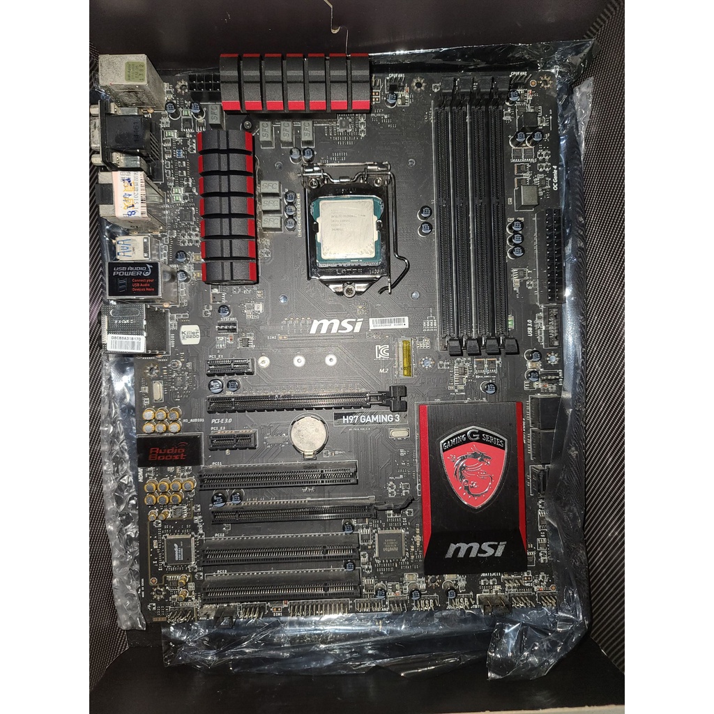 微星 MSI H97 GAMING 3 1150 腳位 M.2 主機板 附擋板 不包含CPU