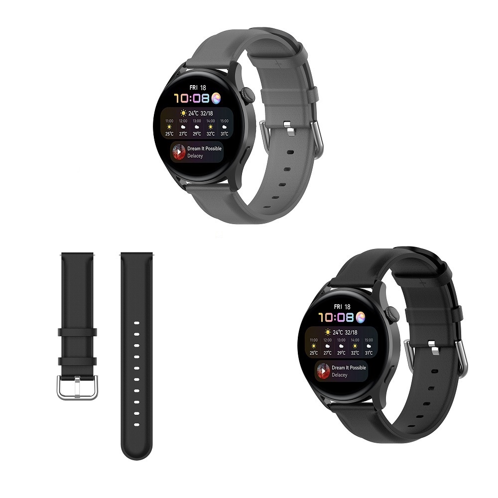 【真皮錶帶】Realme watch 3 / 3 Pro 錶帶寬度22mm 皮錶帶 商務 時尚 替換 腕帶