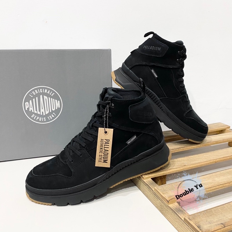 DY• PALLADIUM PALLASIDER HI NUBUCK 黑色 牛巴弋皮革 高筒 男鞋 07993-001