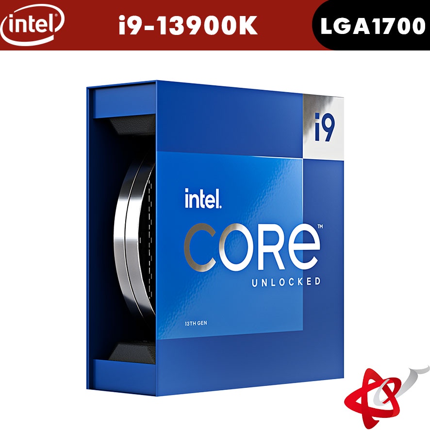 intel英特爾i9-13900K 24核/32緒13代1700腳位含內顯/無風扇CPU處理器
