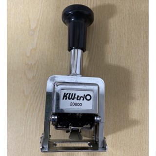 二手文具出清~KW-triO 可得優20800 自動跳號號碼機/自動號碼機 (黑墨,8位數)(無附包裝盒及其他配件)