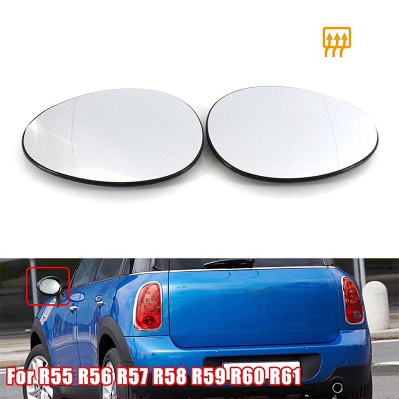 【現貨】汽車加熱側後視鏡玻璃適用於Mini R55 R56 R57 R58 R59 R60 R61 COOPER CAB