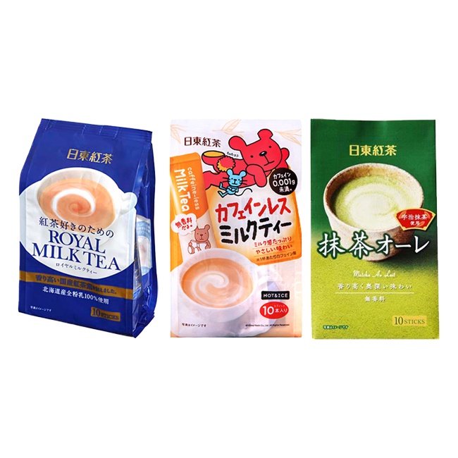 🌸蝦皮代開發票🌸日本 日東紅茶 皇家奶茶 低咖啡因奶茶 抹茶歐蕾《單條》
