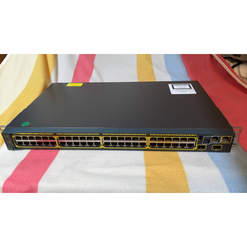 [二手] Cisco WS-C2960S-48TS-S 48口 網路交換機