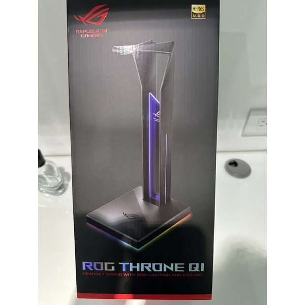 ASUS 華碩 ROG Throne Qi RGB Qi 無線充電耳機架 RGB 耳機架 電競