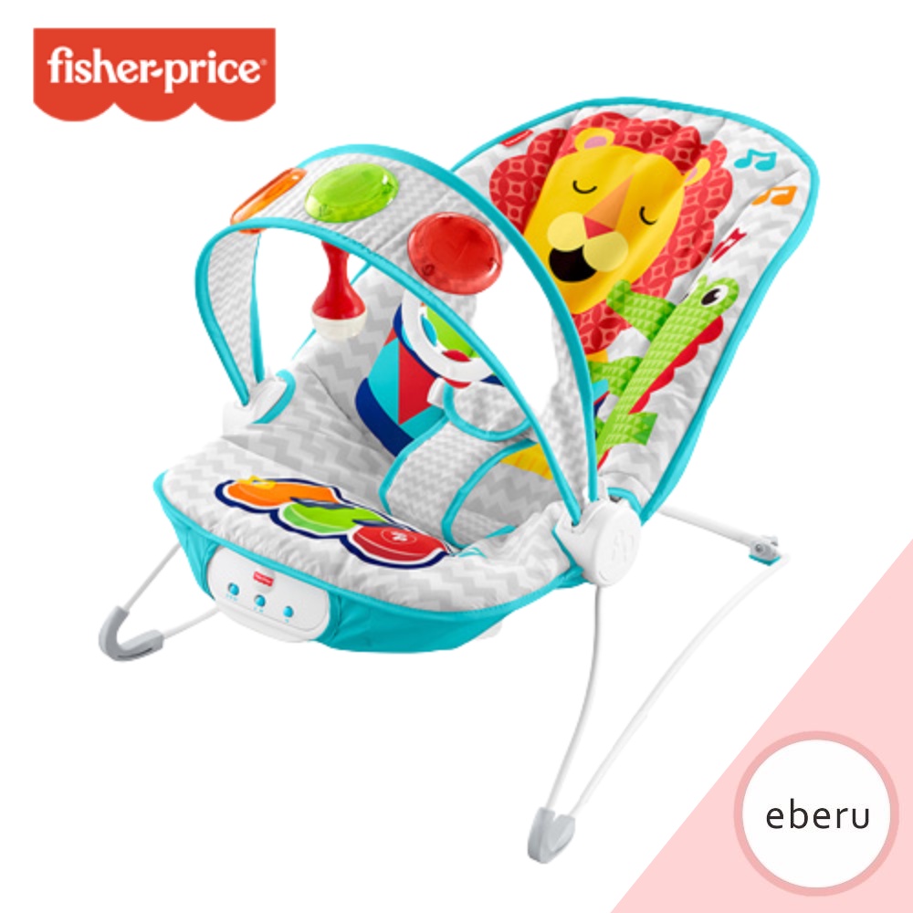 【Fisher-Price 費雪】 踢踢腳鋼琴躺椅