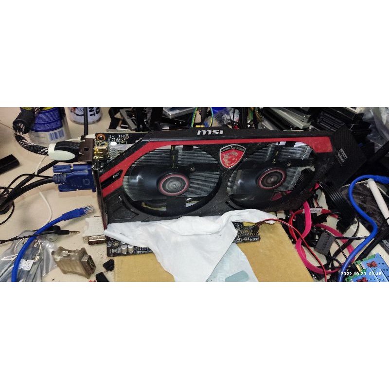 微星 MSI 紅龍 Radeon  gtx750 gtx-750 1g 1gb 輸出測試正常