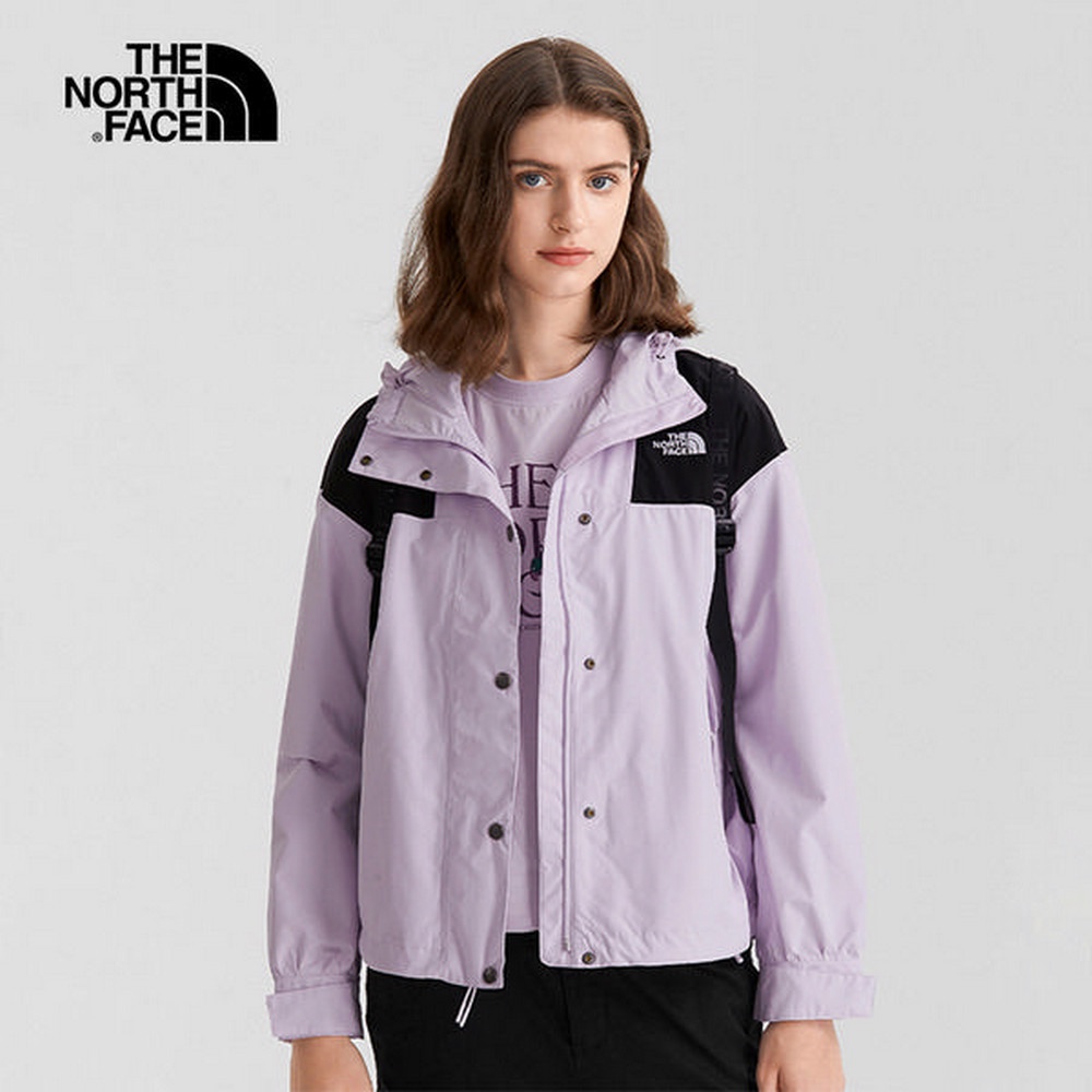 The North Face W DRYVENT BLOCKING 女 防水透氣連帽衝鋒外套 NF0A7QSI6S1