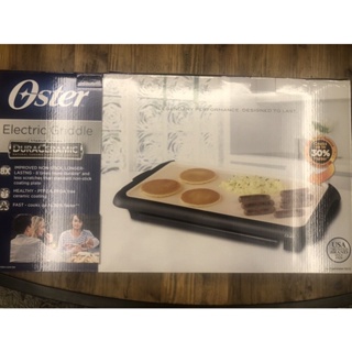 美國 OSTER BBQ陶瓷電烤盤 CKSTGRFM18W-TECO 全新未拆封 百貨贈品