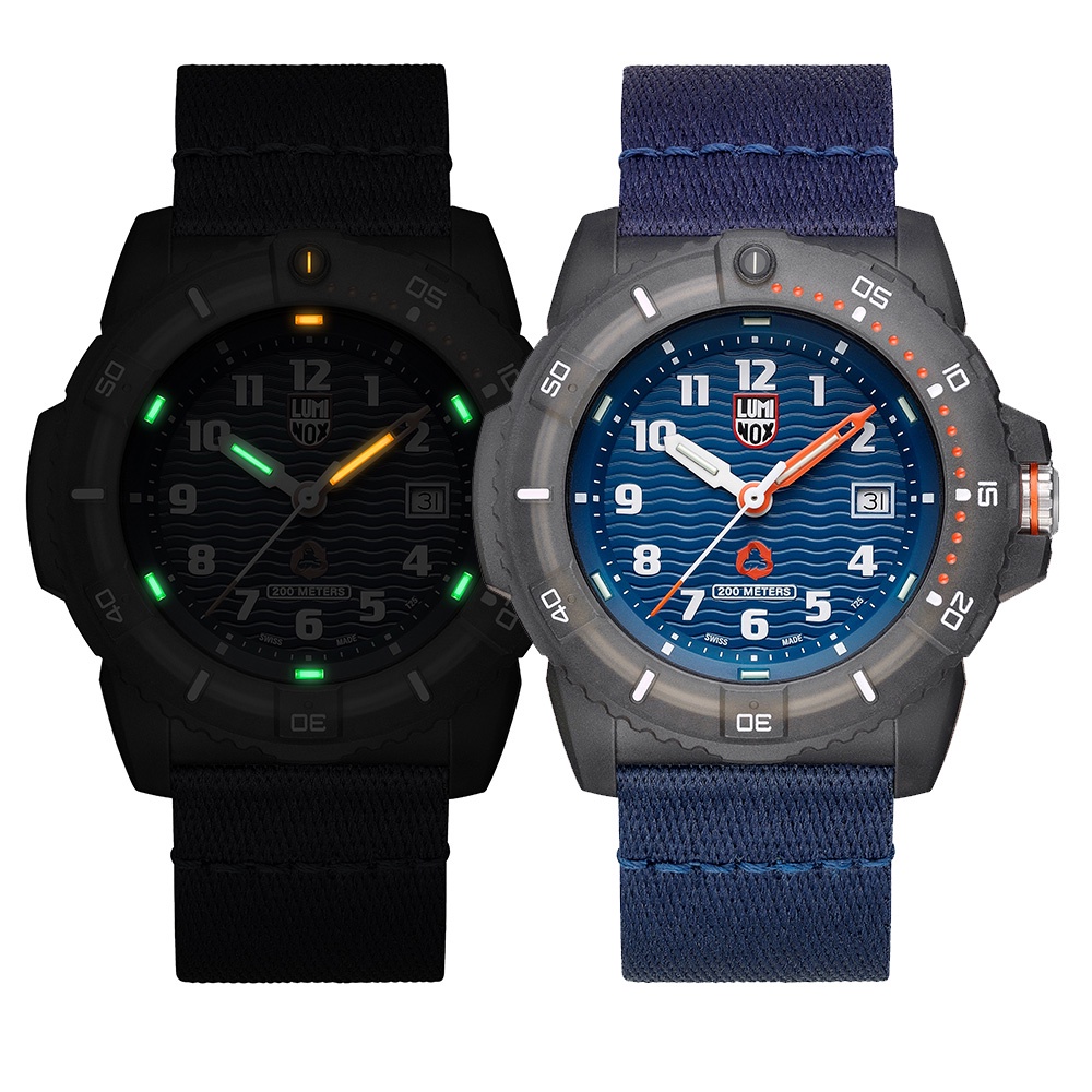 LUMINOX 雷明時#TIDE系列腕錶–藍x灰 46mm 8903ECO