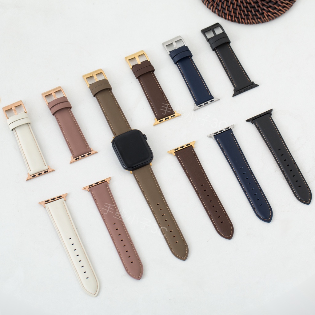 APPLE WATCH 錶帶 頭層牛皮 皮革錶帶 適用 APPLE WATCH 11 10 9 8 7 ULTRA SE