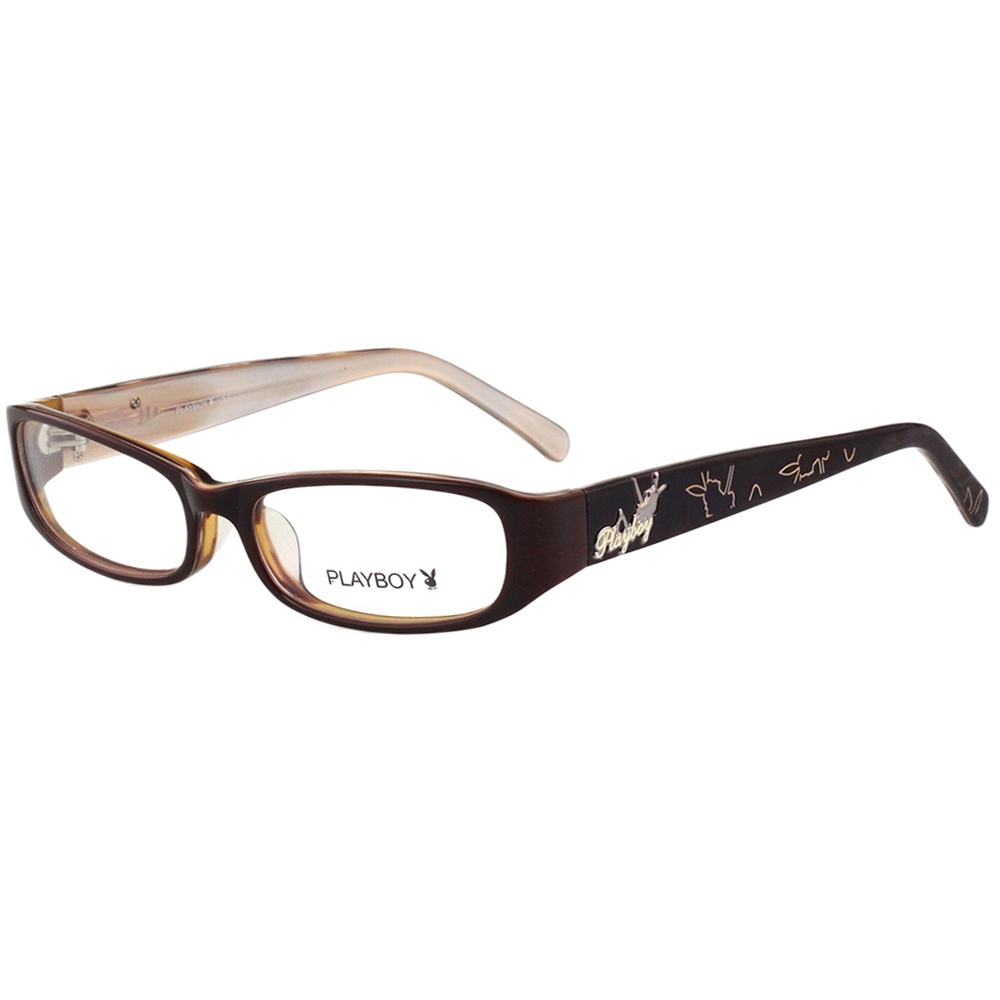 PLAYBOY 鏡框 眼鏡(咖啡色)PB85236
