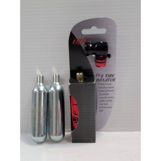 (1+2) LUFT LF122B 壓入式CO2充氣組*1+ CO2氣瓶*2 CO2鋼瓶組 美嘴法嘴共用頭 鋁合金氣嘴頭