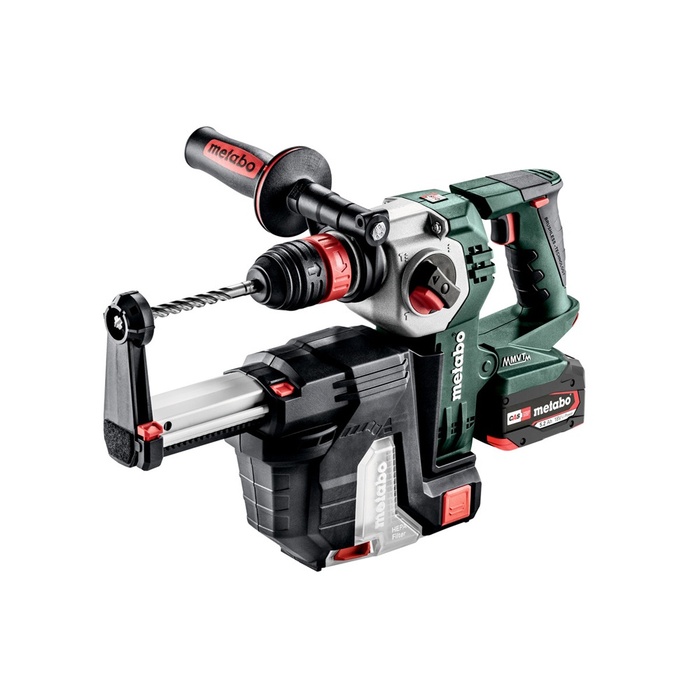 metabo 美達寶 18V鋰電快拆無刷集塵三用鎚鑽 KHA 18 LTX BL 24 Quick ISA 附工具袋