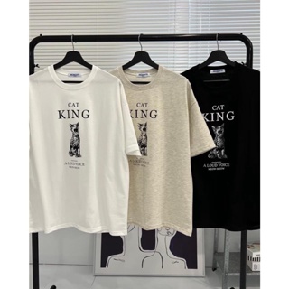 【台灣自創品牌】 Cat King 情侶T 短T 潮流T恤 貓咪T恤 短袖
