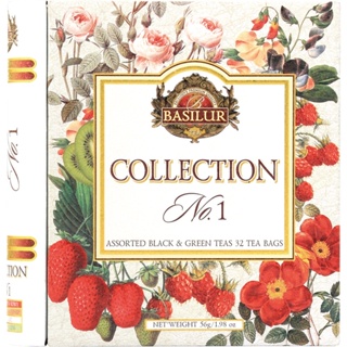 【BASILUR】70333 綜合茶包(珍藏書III)(56g_1.5gx16包+2gx16包)｜品牌旗艦店 交換禮物