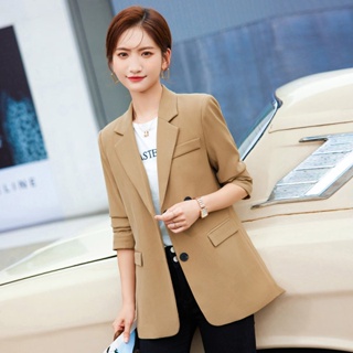 愛依依.西裝外套 上班職業外套 開衫上衣 S-4XL新款气质休闲设计感韩版显瘦西服N132-50757.