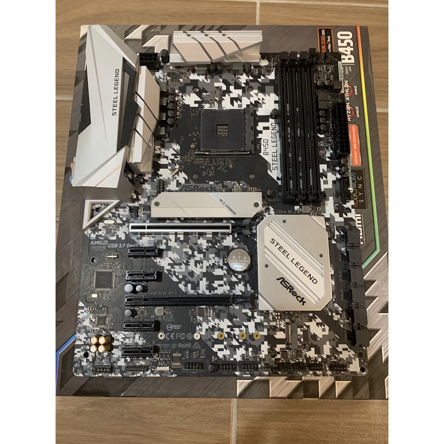 Asrock 華擎 B450 Steel Legend AMD AM4 ATX 主機板