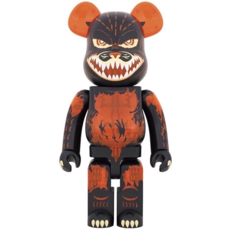 (現貨） Godzilla x bearbrick 透版 紅蓮 溶岩哥吉拉 1000% 庫柏力克熊 be@rbrick