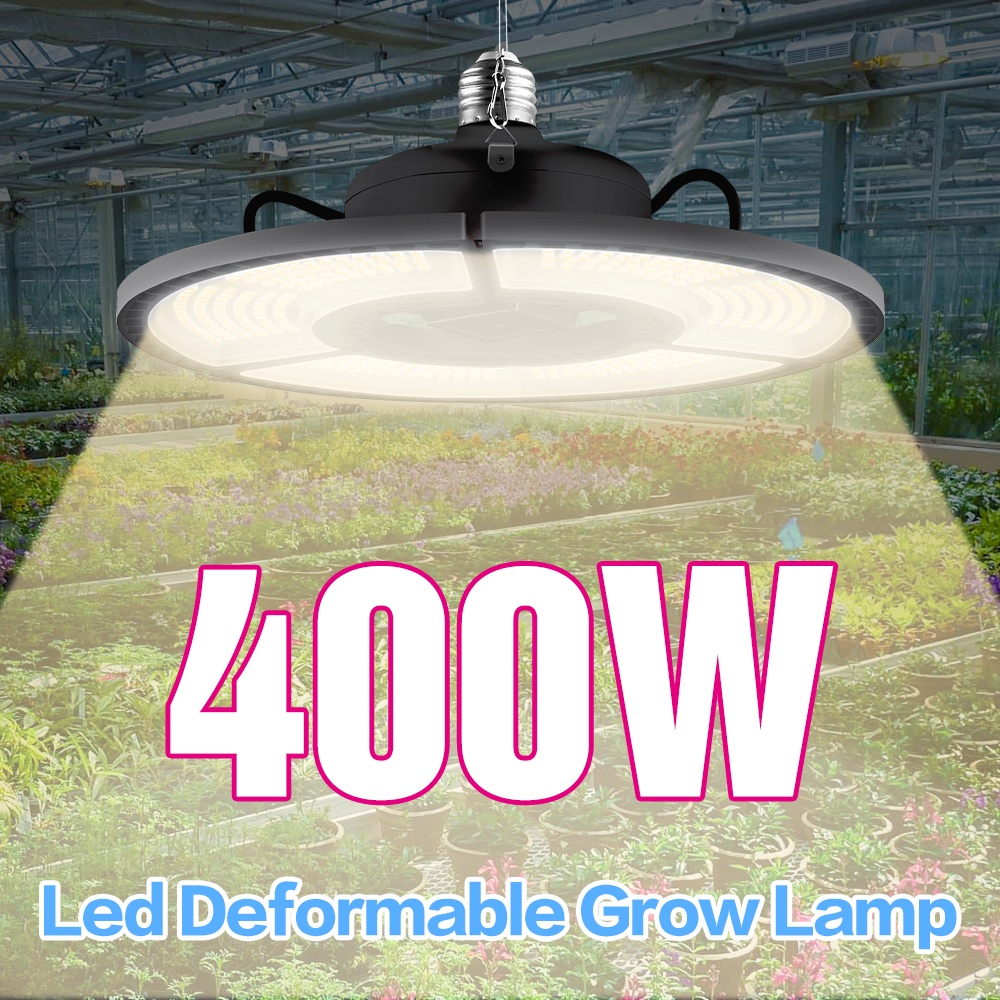 臺灣110V植物燈LED全光譜植物生長燈泡E27螺口E26太陽光大棚種植補光燈100-400W大功率蔬菜花果植物工廠專用
