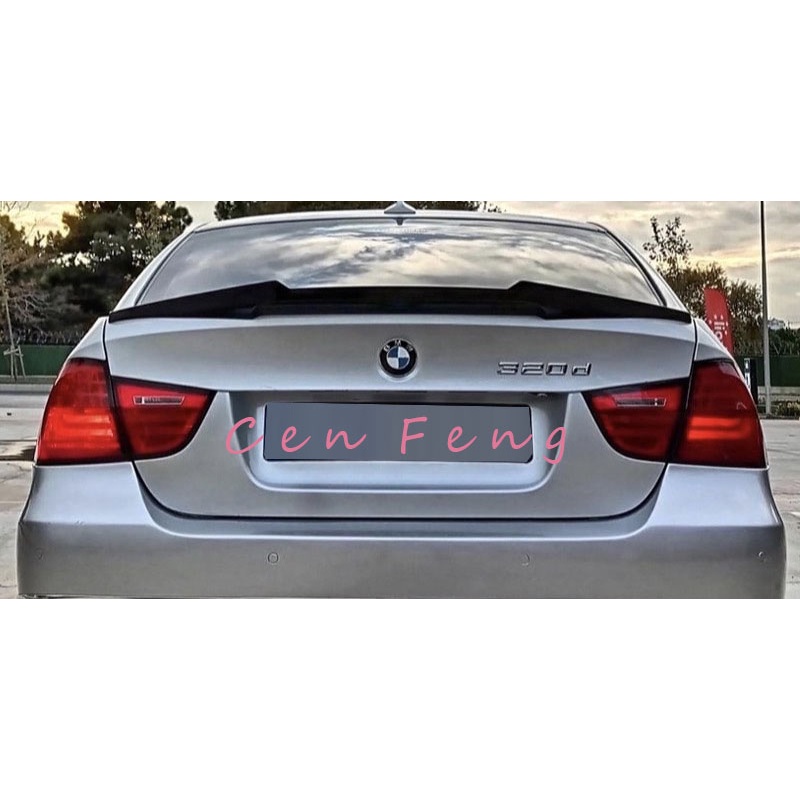 涔峰ＣＦ☆(M4款) BMW E90 4D 4門 專用 碳纖維 Carbon 卡夢 尾翼 鴨尾 後擾流
