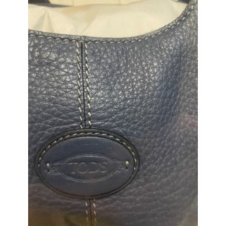 二手正品tod's 包 (Tods)灰藍色大容量包附側背帶
