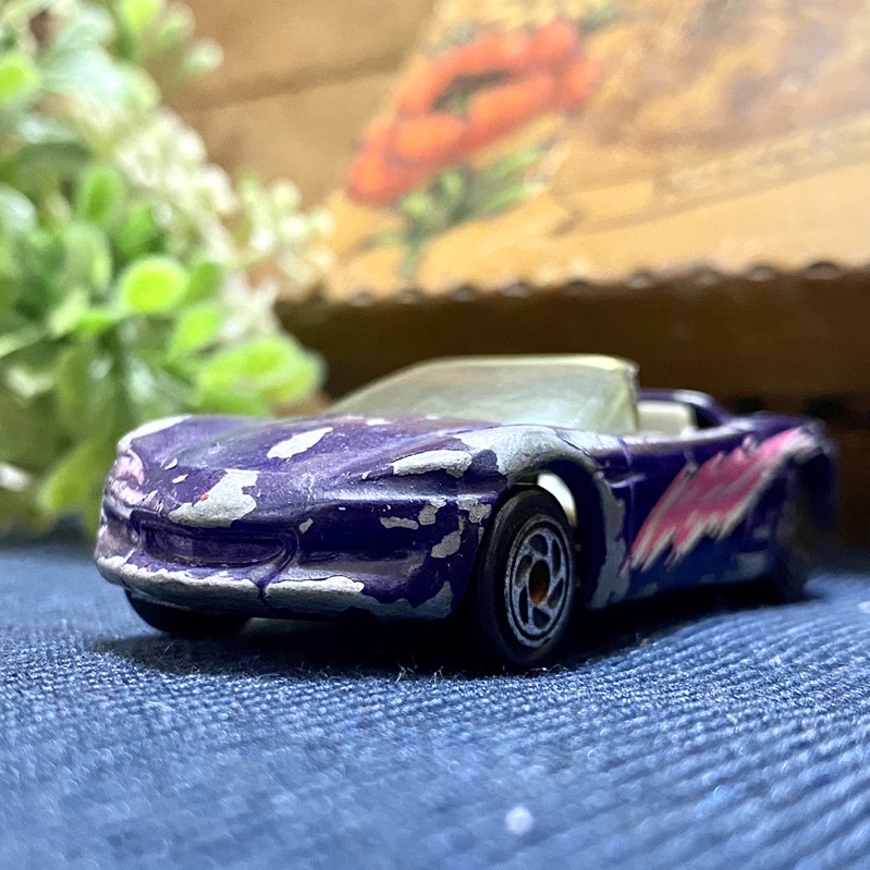 Matchbox 紫色 Corvette StingRay III 科爾維特 Chevrolet 敞篷車 敞篷跑車