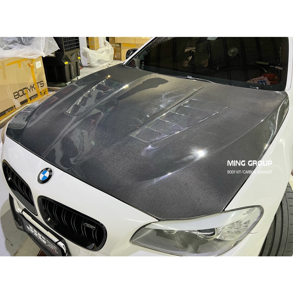 【MING GROUP國際】BMW F10 F11 碳纖維開孔引擎蓋