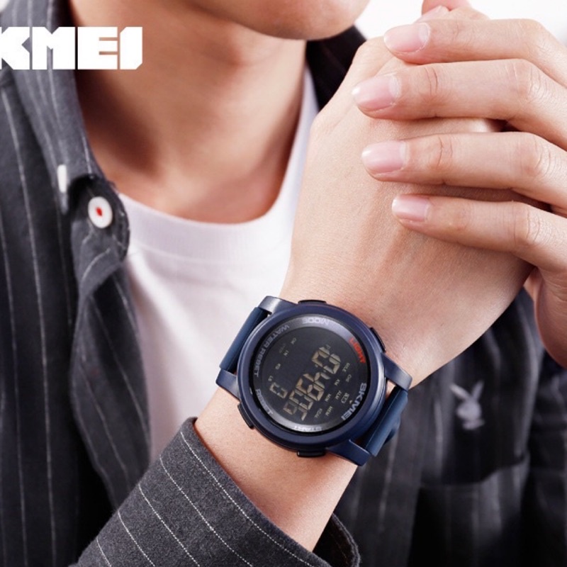 [台灣發貨 附發票］SKMEI 運動錶 計步錶 手錶 防水錶 男生運動錶 時刻美 電子錶 LED電子錶 電子錶