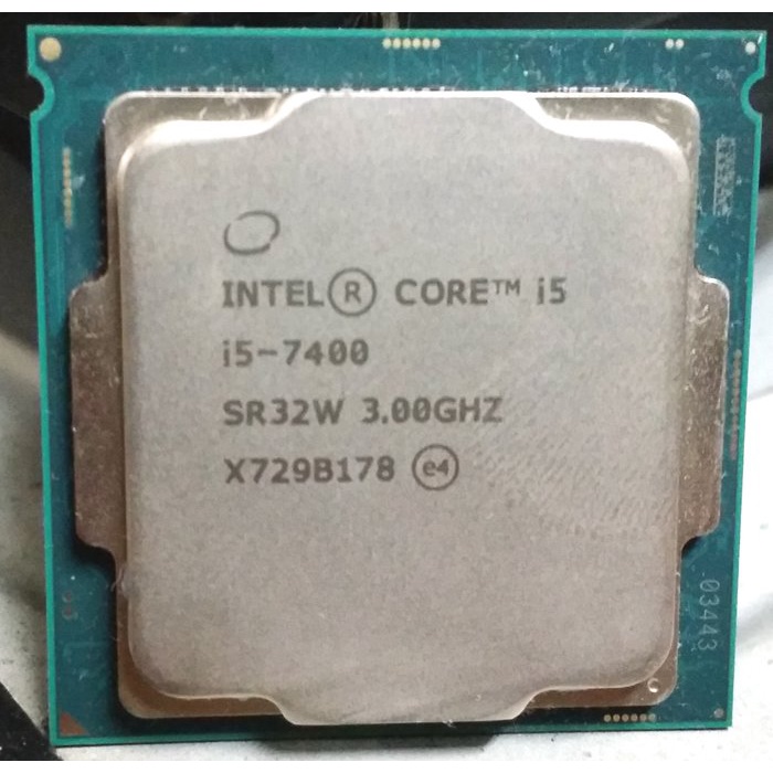 { 電腦水水的店} ~Intel Core i5-7400 3.0GHZ 1151腳位 特價 $1200請自取