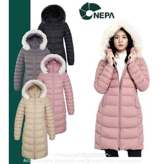 韓國【NEPA】EVIE鴨羽絨中長版外套 🔥保暖修身