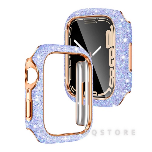 台灣現貨 獨家Apple watch 閃鑽錶殼保護套保護殼 Apple Watch7-9 SE 代通用