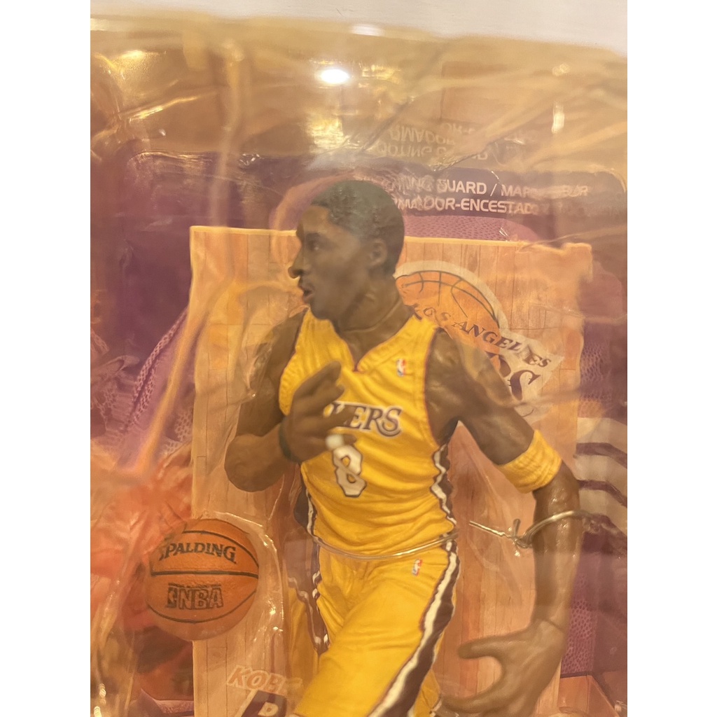 麥法蘭Mcfarlane  NBA 六吋公仔 湖人隊 Kobe Bryant 平頭版 (全新)