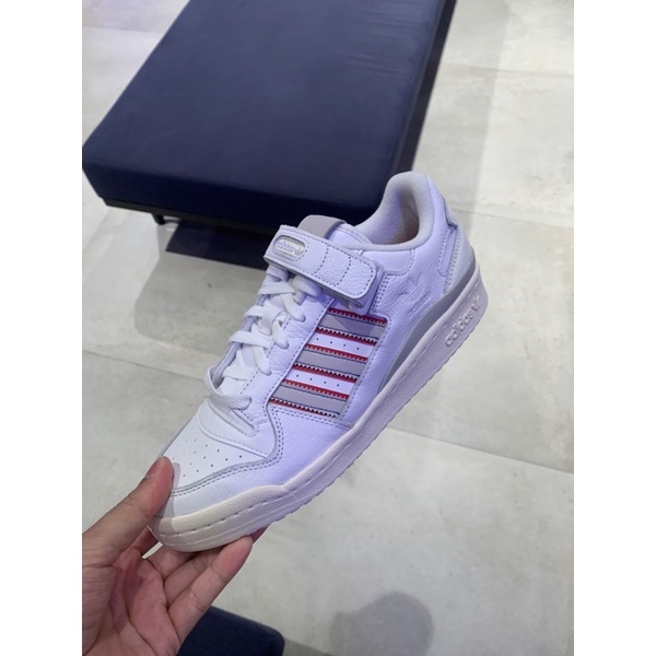  ADIDAS FORUM LOW 白 灰 奶油 復古 休閒鞋 男女 H03424