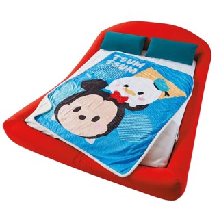 ✔現貨💯公司貨【迪士尼 DISNEY】tsum tsum款 法蘭絨雙層毯 毯子 毛毯 法蘭絨毯 140×170CM
