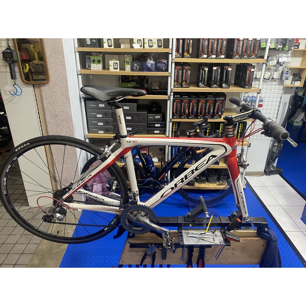 ORBEA ONIX 公路車 全拆大保養 拆頭碗培林保養 拆BB培林保養 拆輪組花鼓培林保養 拆棘輪座培林保養 卡踏保養